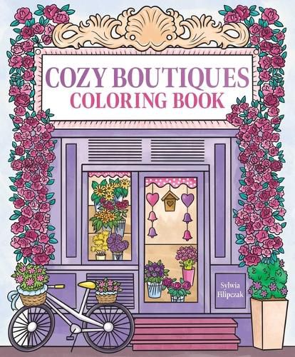 Cover image for Cozy Boutiques Coloring Book