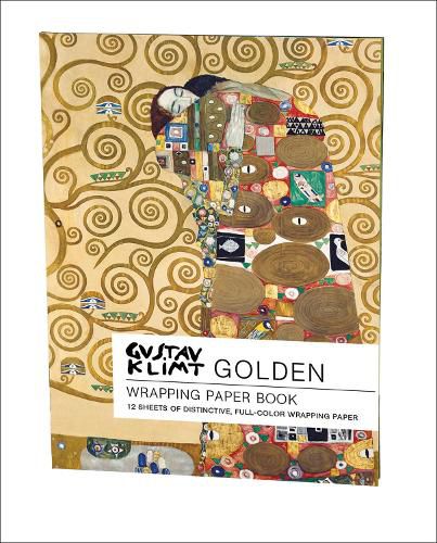 Cover image for Golden, Gustav Klimt Wrapping Paper Book