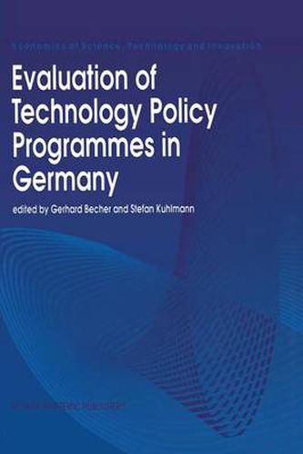 Cover image for Evaluation of Technology Policy Programmes in Germany