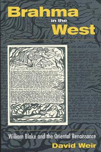 Cover image for Brahma in the West: William Blake and the Oriental Renaissance