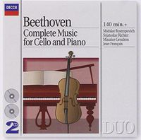 Cover image for Beethoven Complete Music For Cello & Piano