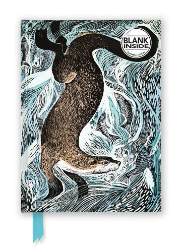 Cover image for Angela Harding: Fishing Otter (Foiled Blank Journal)