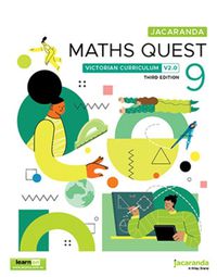 Cover image for Jacaranda Maths Quest 9 Victorian Curriculum, 3e learnON and Print