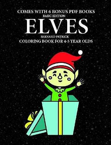 Cover image for Coloring Book for 4-5 Year Olds (Elves)