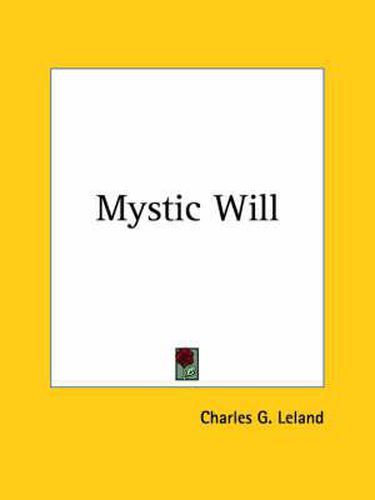 Cover image for Mystic Will