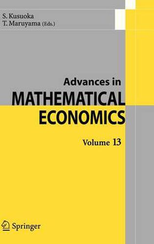 Cover image for Advances in Mathematical Economics Volume 13