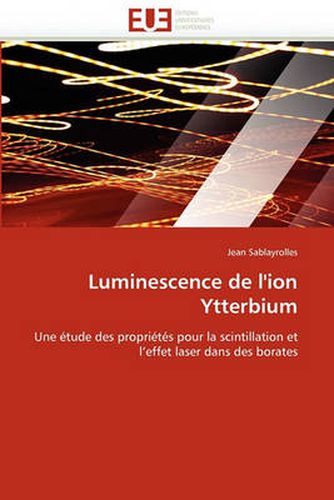 Cover image for Luminescence de L'Ion Ytterbium