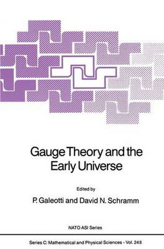Cover image for Gauge Theory and the Early Universe