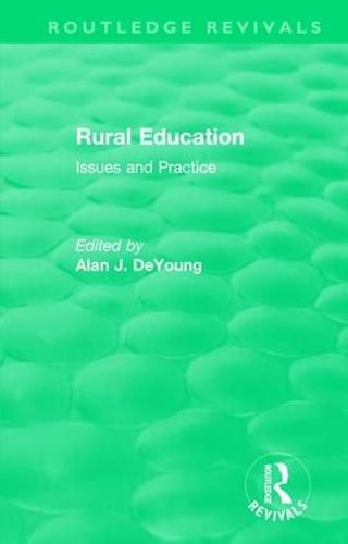 Cover image for Rural Education (1991): Issues and Practice