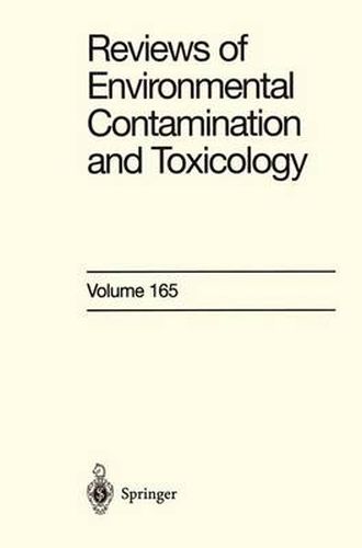 Cover image for Reviews of Environmental Contamination and Toxicology: Continuation of Residue Reviews