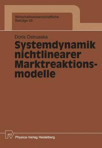 Cover image for Systemdynamik Nichtlinearer Marktreaktionsmodelle