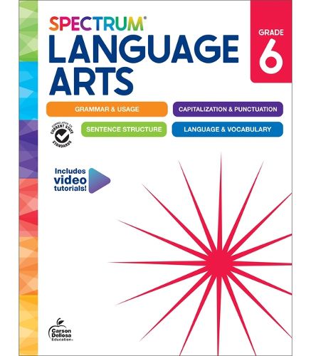 Spectrum Language Arts Workbook, Grade 6