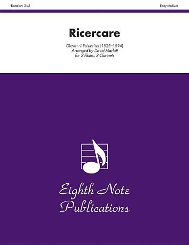 Cover image for Ricercare: Score & Parts