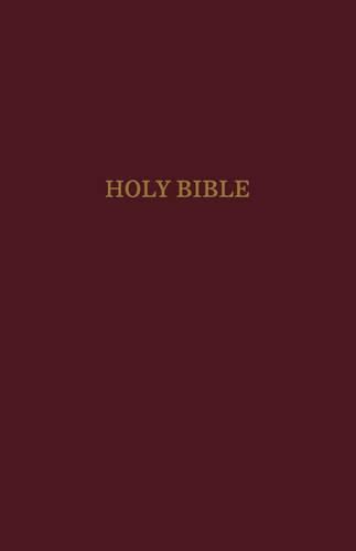 Cover image for KJV, Pew Bible, Hardcover, Burgundy, Red Letter, Comfort Print: Holy Bible, King James Version