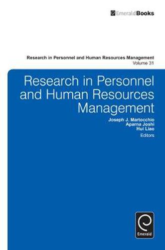 Cover image for Research in Personnel and Human Resources Management