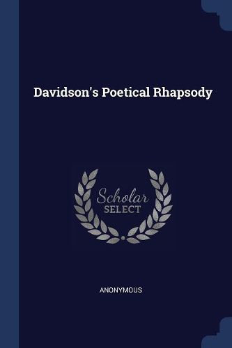 Cover image for Davidson's Poetical Rhapsody