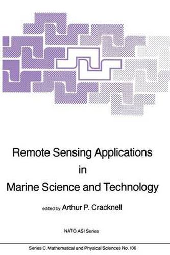 Cover image for Remote Sensing Applications in Marine Science and Technology