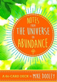 Cover image for Notes From The Universe On Abundance A 60 Card Deck