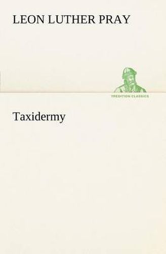 Cover image for Taxidermy