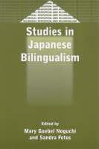 Cover image for Studies in Japanese Bilingualism
