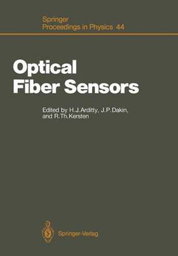 Cover image for Optical Fiber Sensors: Proceedings of the 6th International Conference, OFS '89, Paris, France, September 18-20, 1989