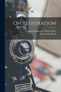 Cover image for On Restoration