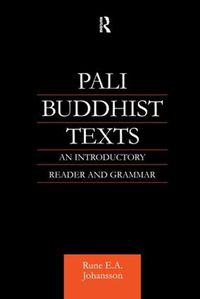 Cover image for Pali Buddhist Texts: An Introductory Reader and Grammar