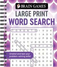 Cover image for Brain Games - Large Print Word Search (Swirls)