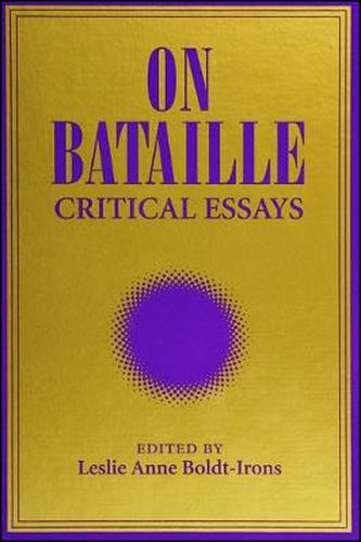 Cover image for On Bataille: Critical Essays