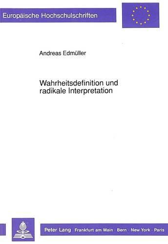 Cover image for Wahrheitsdefinition Und Radikale Interpretation
