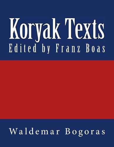 Cover image for Koryak Texts: The original edition of 1917