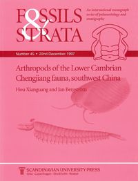 Cover image for Arthropods of the Lower Cambrian Chengjiang Fauna, Southwest China