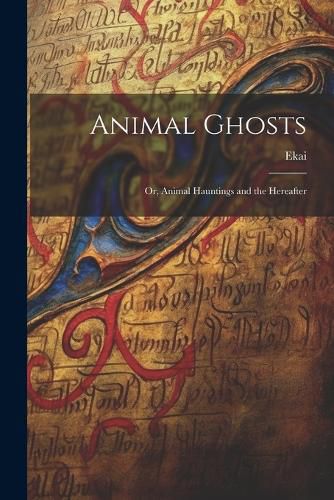 Cover image for Animal Ghosts