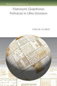 Cover image for Hieronymi Quaestiones Hebraicae in Libro Geneseos