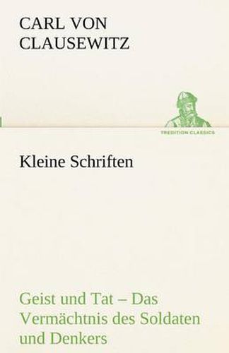 Cover image for Kleine Schriften