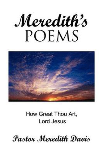 Cover image for Meredith's Poems