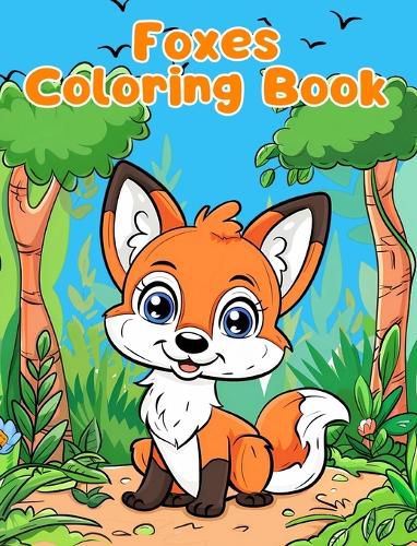 Cover image for Foxes Coloring Book