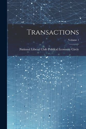 Cover image for Transactions; Volume 1