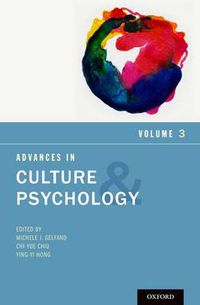 Cover image for Advances in Culture and Psychology: Volume 3
