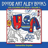 Cover image for USA Coloring Art Book