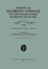 Cover image for Ergebnisse Der Allgemeinen Pathologie Und Pathologischen Anatomie Des Menschen Und Der Tiere: Zweiundzwanzigster Jahrgang: II. Abteilung