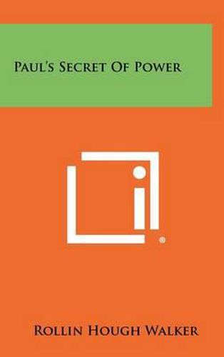 Cover image for Paul's Secret of Power