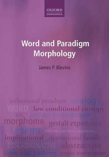Cover image for Word and Paradigm Morphology