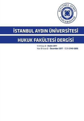 Cover image for &#304;stanbul Aydin UEn&#304;vers&#304;tes&#304; Hukuk Fakultes&#304; Derg&#304;s&#304;