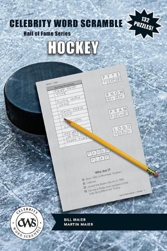 Cover image for Celebrity Word Scramble Hall of Fame Series Hockey