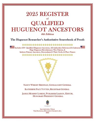 2025 Register of Qualified Huguenot Ancestors