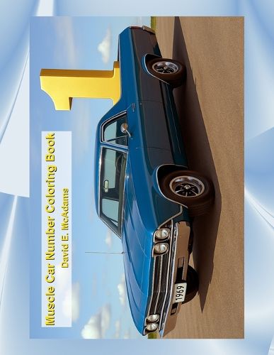 Cover image for Muscle Car Number Coloring Book