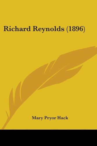 Cover image for Richard Reynolds (1896)