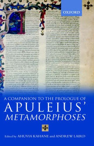 Cover image for A Companion to the Prologue of Apuleius' Metamorphoses