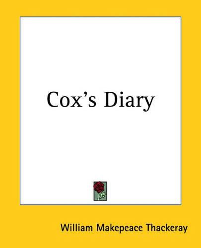 Cover image for Cox's Diary